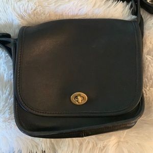 Traditional Authentic leather Coach handbag